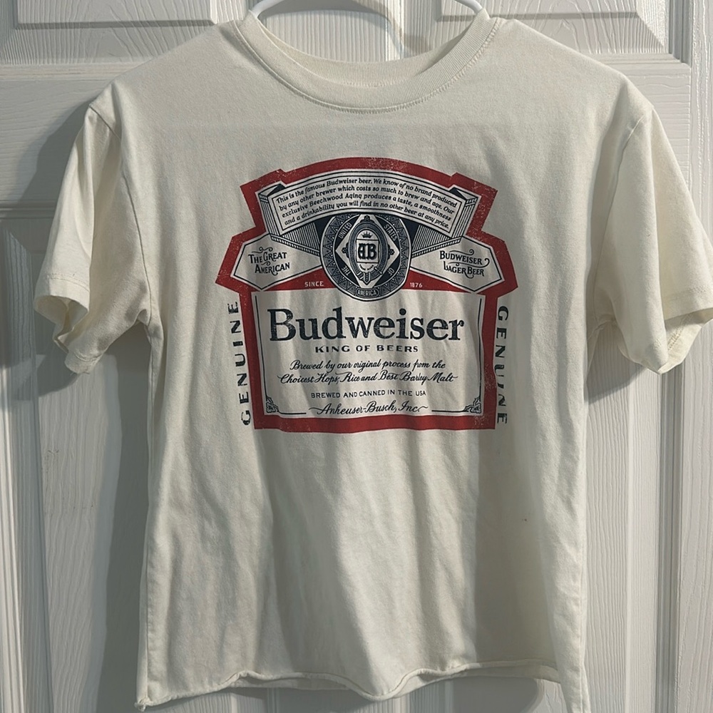 Budweiser crop tee